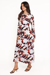 Deidre Maxi Dress - Blurred Floral