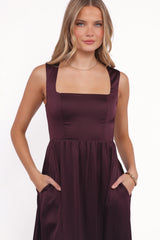 Elania Maxi Dress - Plum