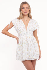 Wendi Ruffle Mini Dress - Floral