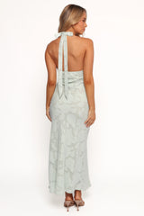Edwards Maxi Halterneck Dress - Sage