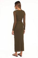 Tormund Midi Dress - Olive