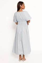 Rozie Midi Dress - Baby Blue