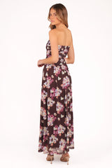 Calypso Maxi Dress - Purple Floral