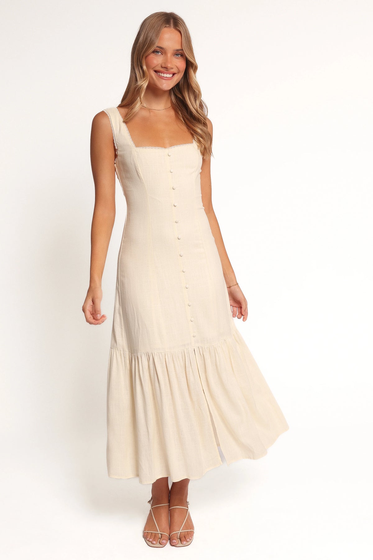 Brisa Maxi Dress - Cream