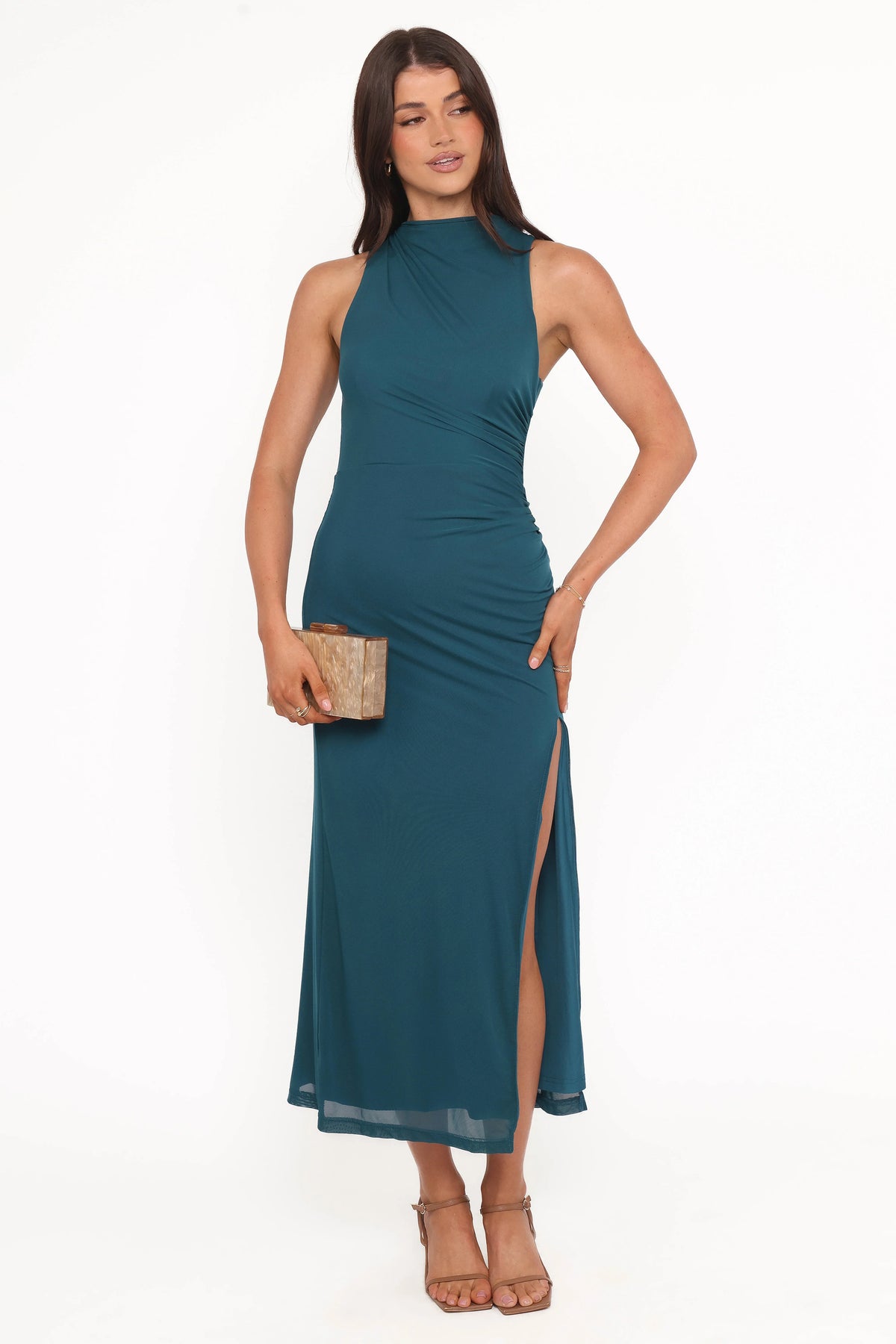 Hayven Midi Dress - Teal