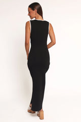 Umi Midi Dress - Black