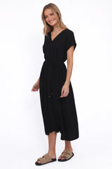 Orly Midi Dress - Black
