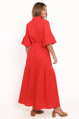 Kirrily Midi Dress - Red
