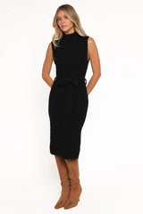 Wembley Midi Dress - Black