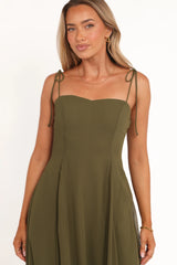 Rayna Maxi Dress - Olive