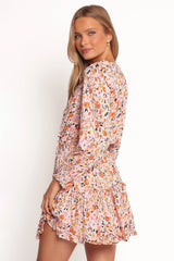 Kealan Dress - Pink Ditsy floral