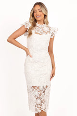 Becca Midi Dress - White