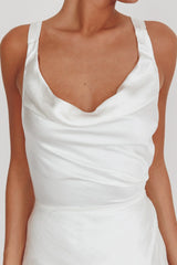 Sitara Tied Back Maxi Dress White