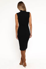 Wembley Midi Dress - Black