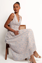 Wrenna Maxi Dress - Blue