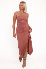 Avaline Maxi Dress - Terracotta