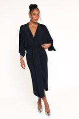 Audrina Maxi Dress - Midnight Blue