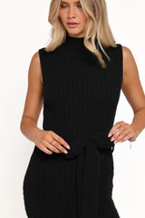 Wembley Midi Dress - Black