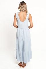 Marcy Midi Dress - Blue
