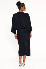 Audrina Maxi Dress - Midnight Blue