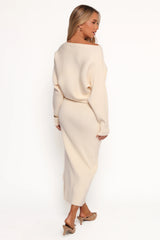 Duncan Knit Dress - Cream