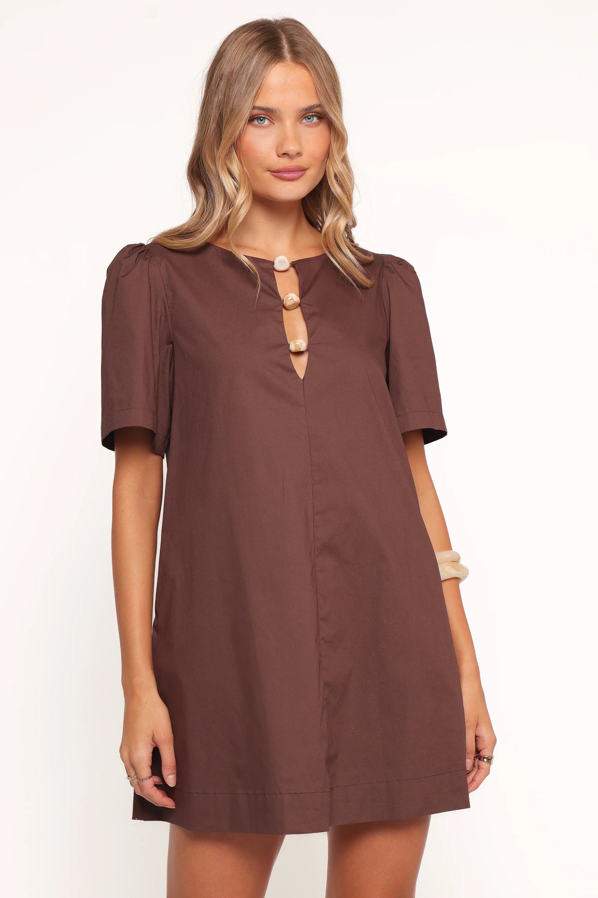 Lirael Mini Dress - Espresso