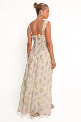 Reverie Maxi Dress - Purple Ditsy Floral