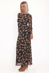 Joran Midi Dress - Fired Bloom