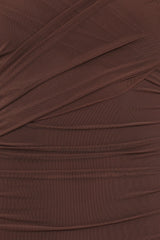 Honor Midi Dress - Chocolate