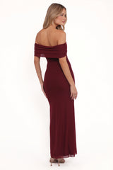 Desirae Maxi Dress - Burgundy