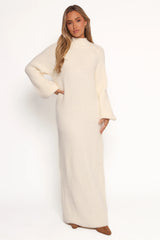 Tobin Knit Maxi Dress - Cream