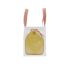 TITA ELVIE duffle Grocery Bag, yellow  canvas, large