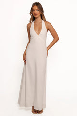 Michelle Halterneck Dress - White