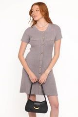 Jaxon Mini Dress - Grey