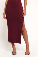 Elinor Maxi Dress - Cherry
