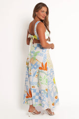 Janina Maxi Dress - Multi Print