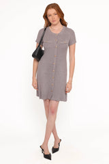 Jaxon Mini Dress - Grey