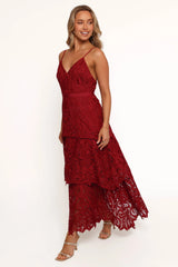 Elijah Maxi Dress - Red