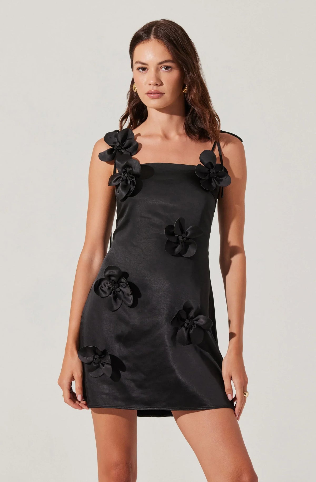 Cerelia 3D Floral Mini Dress