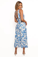 Caia Maxi Dress - Blue Floral