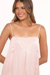 Halsey Midi Dress - Pink