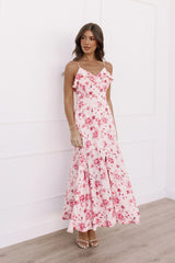 Rachel Midi Dress - Blushed Garden