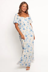 Devon Maxi Short Sleeve Dress - Summer Song