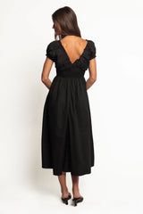 Larson Midi Dress - Black