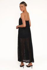 Davina Maxi Dress - Black Lace
