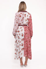 Maiden Long Sleeve Midi Dress - First Blush