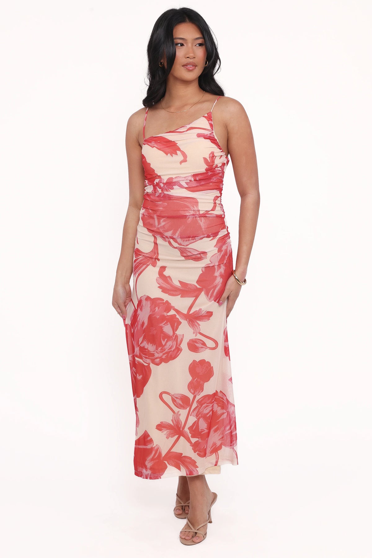 Jasmine Maxi Dress - Red Floral
